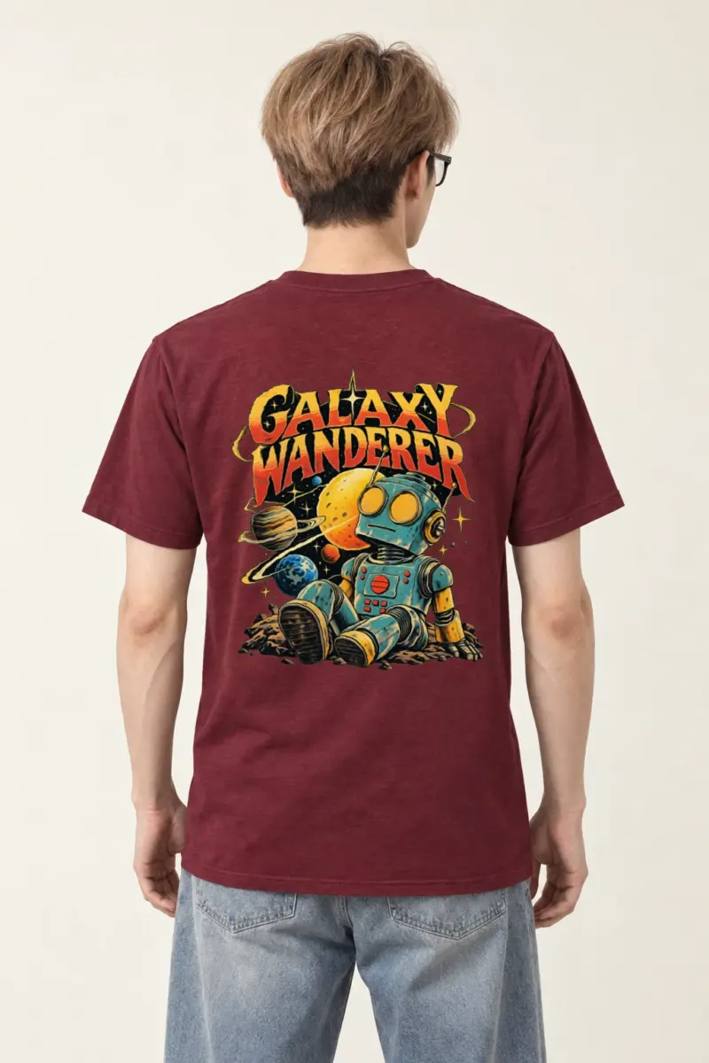 "Galaxy Wanderer" Heavyweight Unisex Crewneck T-shirt