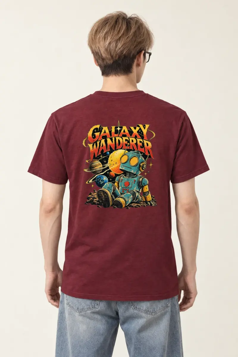 "Galaxy Wanderer" Heavyweight Unisex Crewneck T-shirt