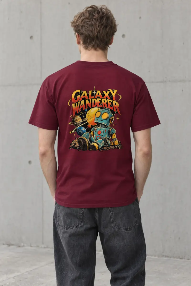 "Galaxy Wanderer" Heavyweight Unisex Crewneck T-shirt