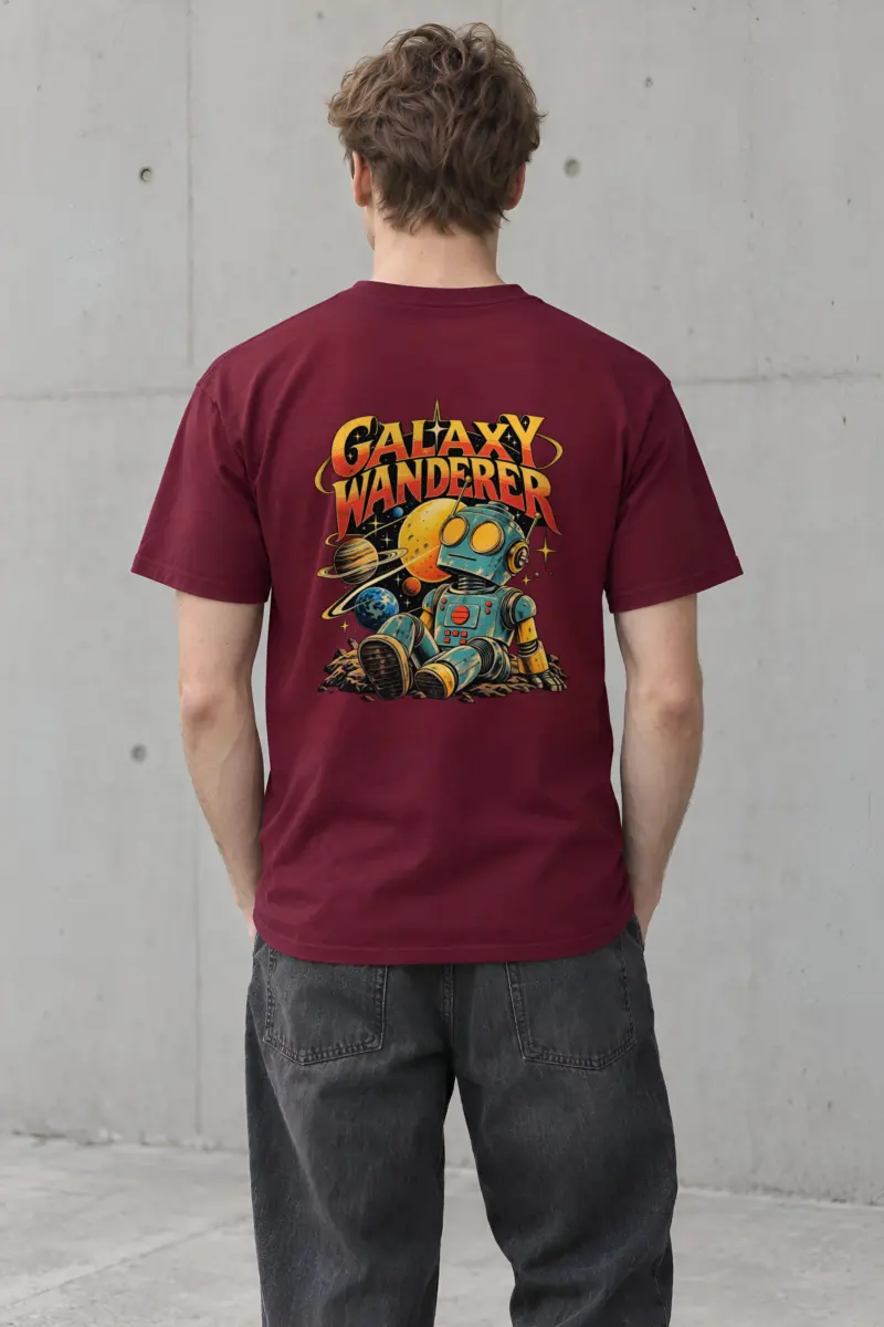 "Galaxy Wanderer" Heavyweight Unisex Crewneck T-shirt
