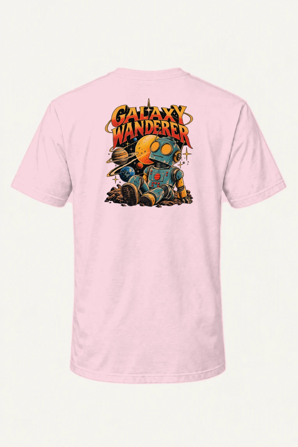 "Galaxy Wanderer" Heavyweight Unisex Crewneck T-shirt | Gildan 5000