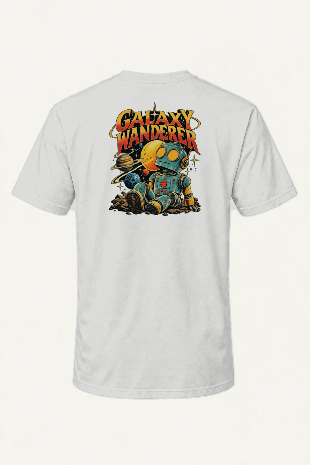 "Galaxy Wanderer" Heavyweight Unisex Crewneck T-shirt | Gildan 5000