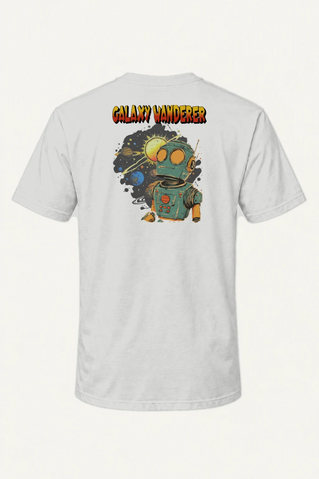 "Galaxy Wanderer" Heavyweight Unisex Crewneck T-shirt | Gildan 5000