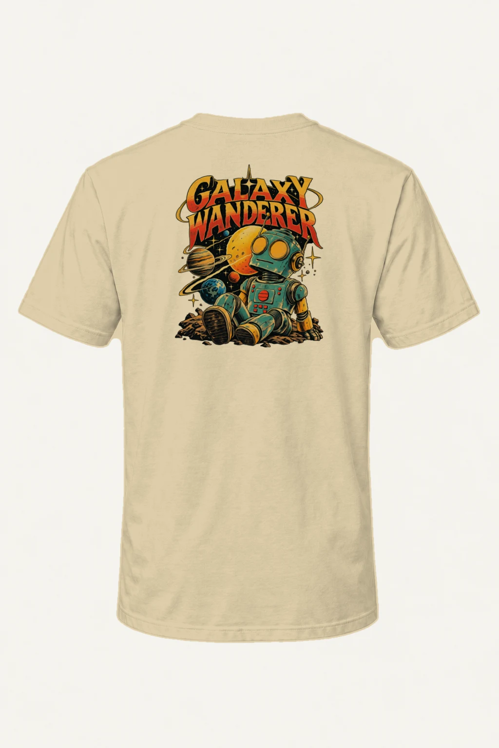 "Galaxy Wanderer" Heavyweight Unisex Crewneck T-shirt | Gildan 5000
