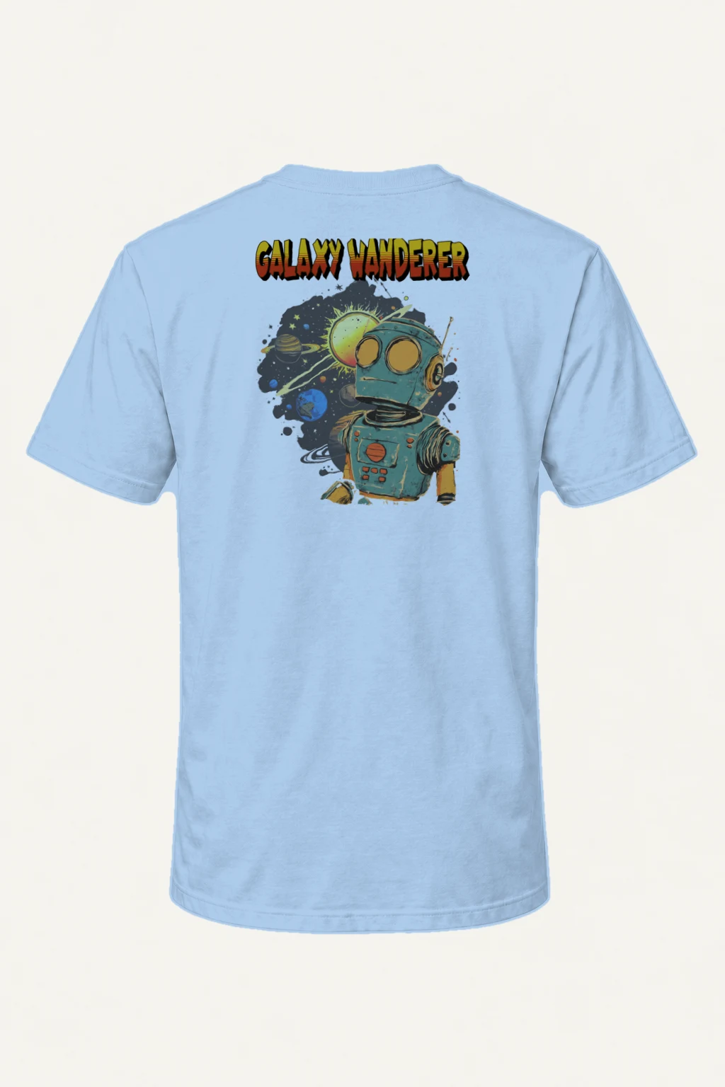 "Galaxy Wanderer" Heavyweight Unisex Crewneck T-shirt | Gildan 5000
