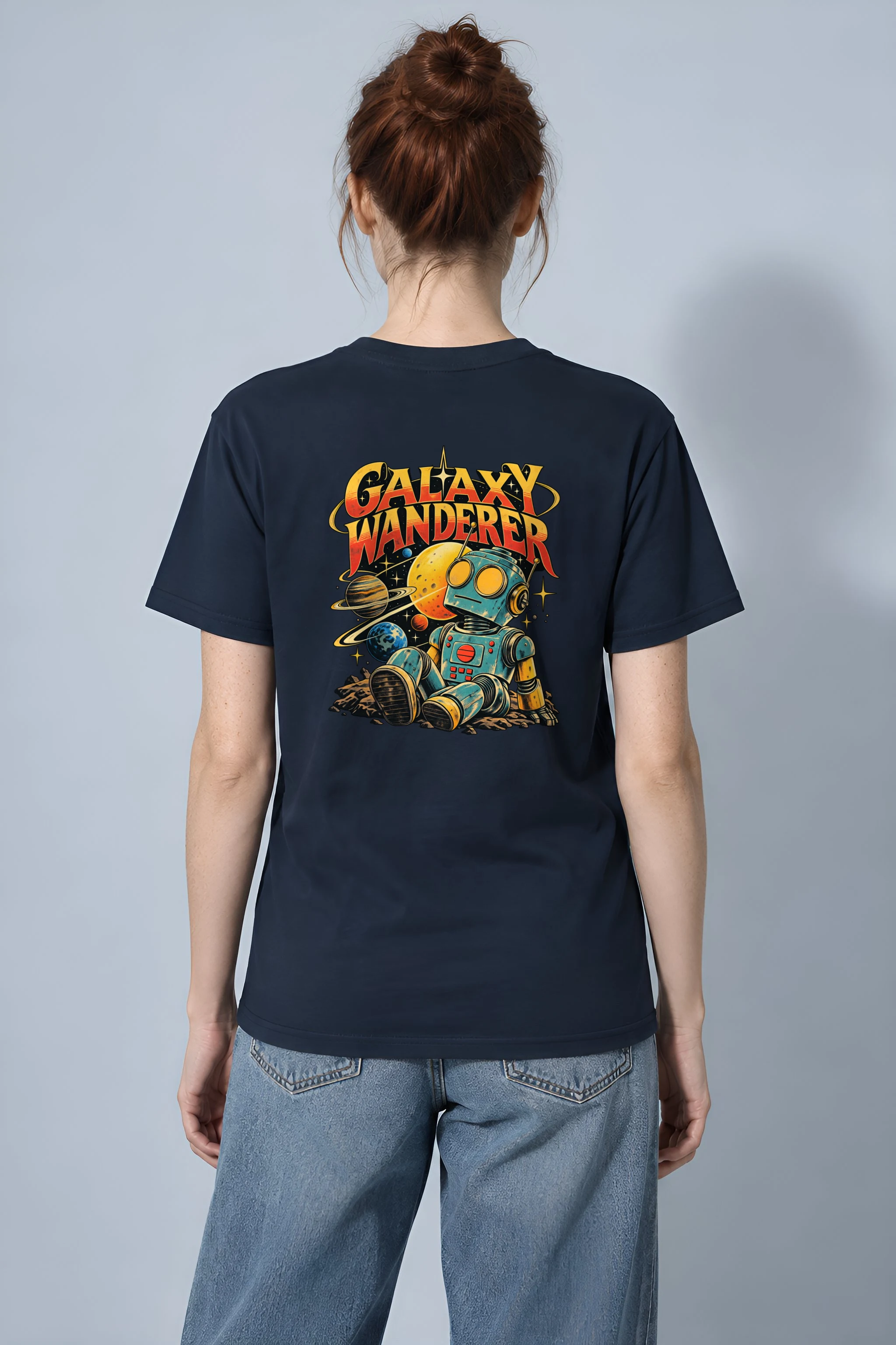 "Galaxy Wanderer" Heavyweight Unisex Crewneck T-shirt