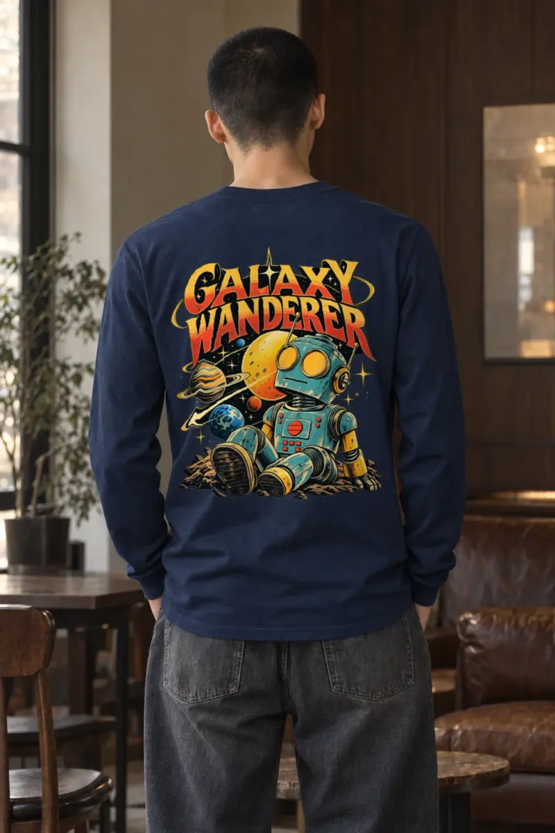 "Galaxy Wanderer" Unisex Longsleeve T-shirt | Gildan 2400