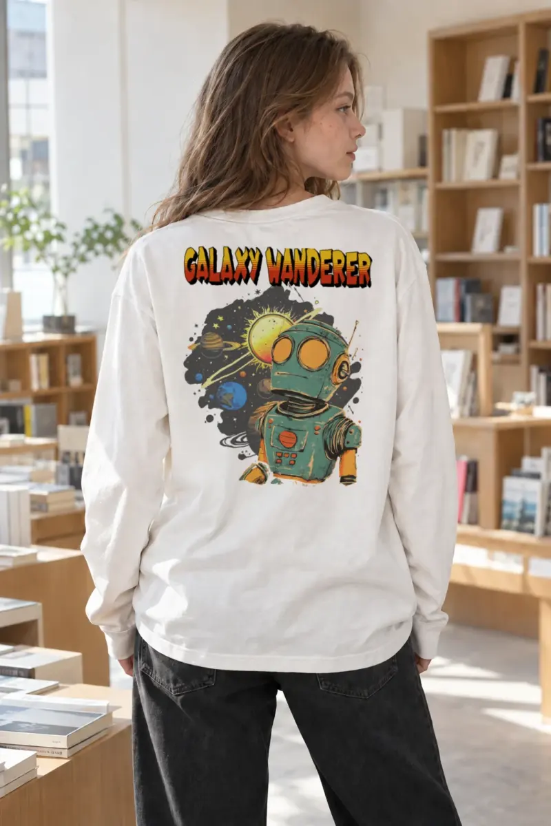“Galaxy Wanderer” Unisex Longsleeve T-shirt | Gildan 2400