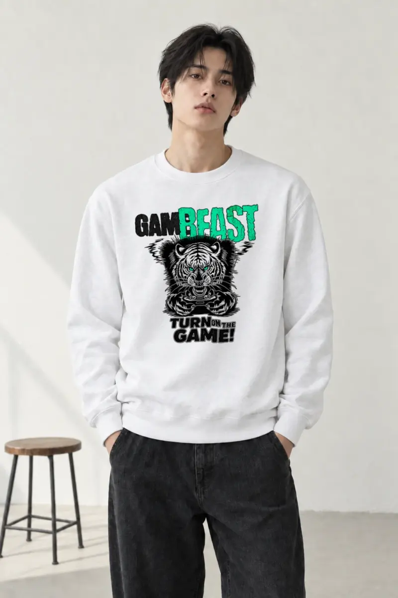 "Game Beast" Heavy Blend Unisex Crewneck Sweatshirt | Gildan 18000