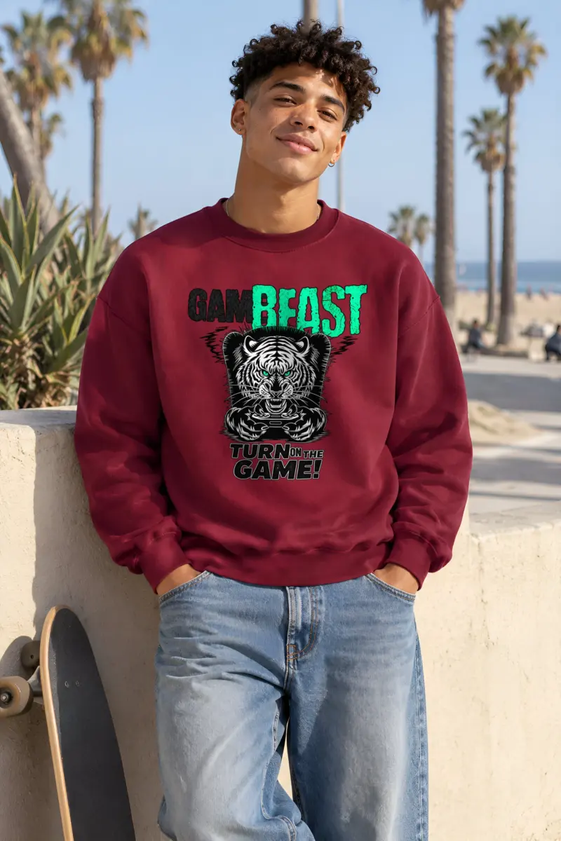 "Game Beast" Heavy Blend Unisex Crewneck Sweatshirt