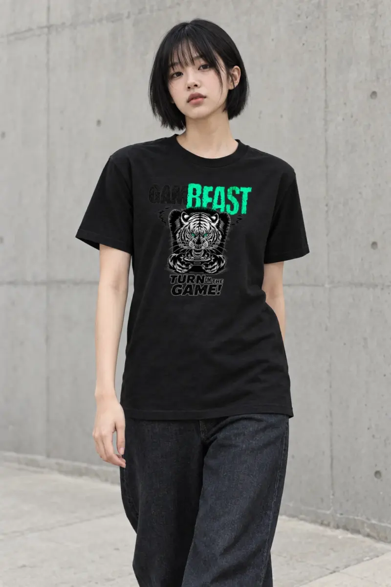 "Game Beast" Heavyweight Unisex Crewneck T-shirt