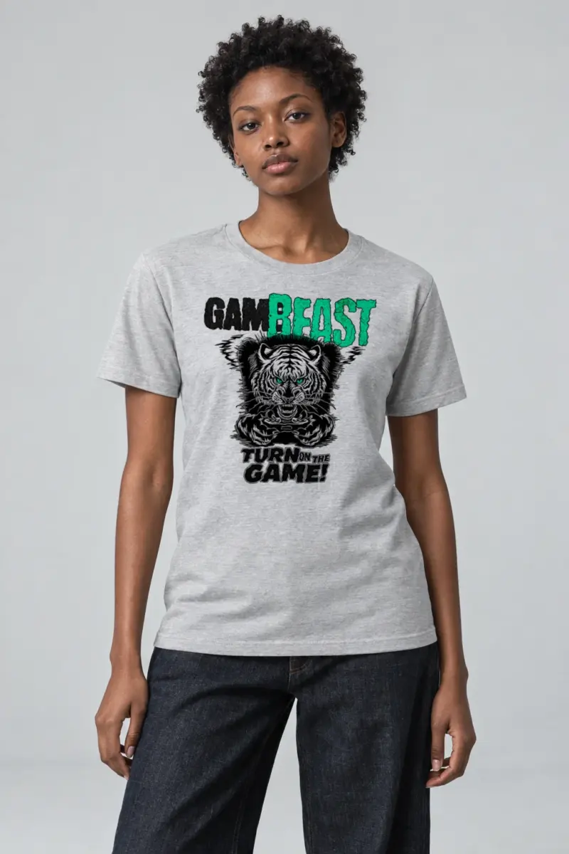 "Game Beast" Heavyweight Unisex Crewneck T-shirt | Gildan 5000