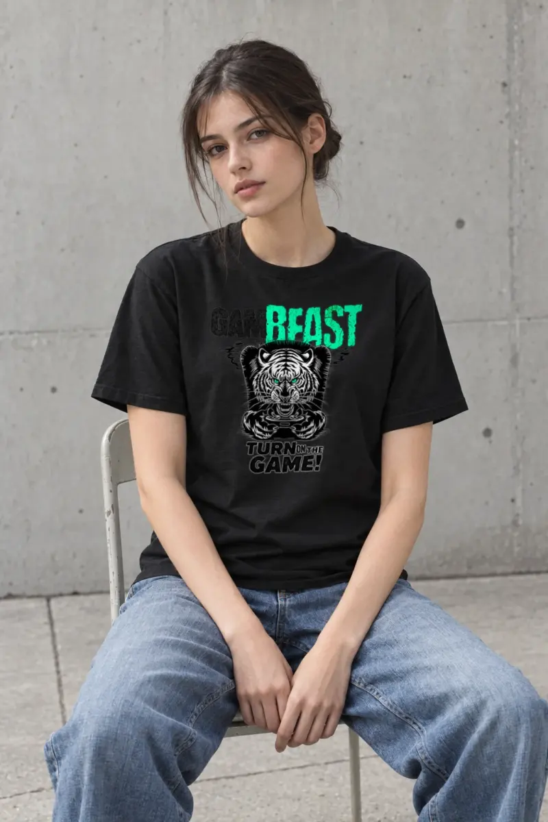 "Game Beast" Heavyweight Unisex Crewneck T-shirt