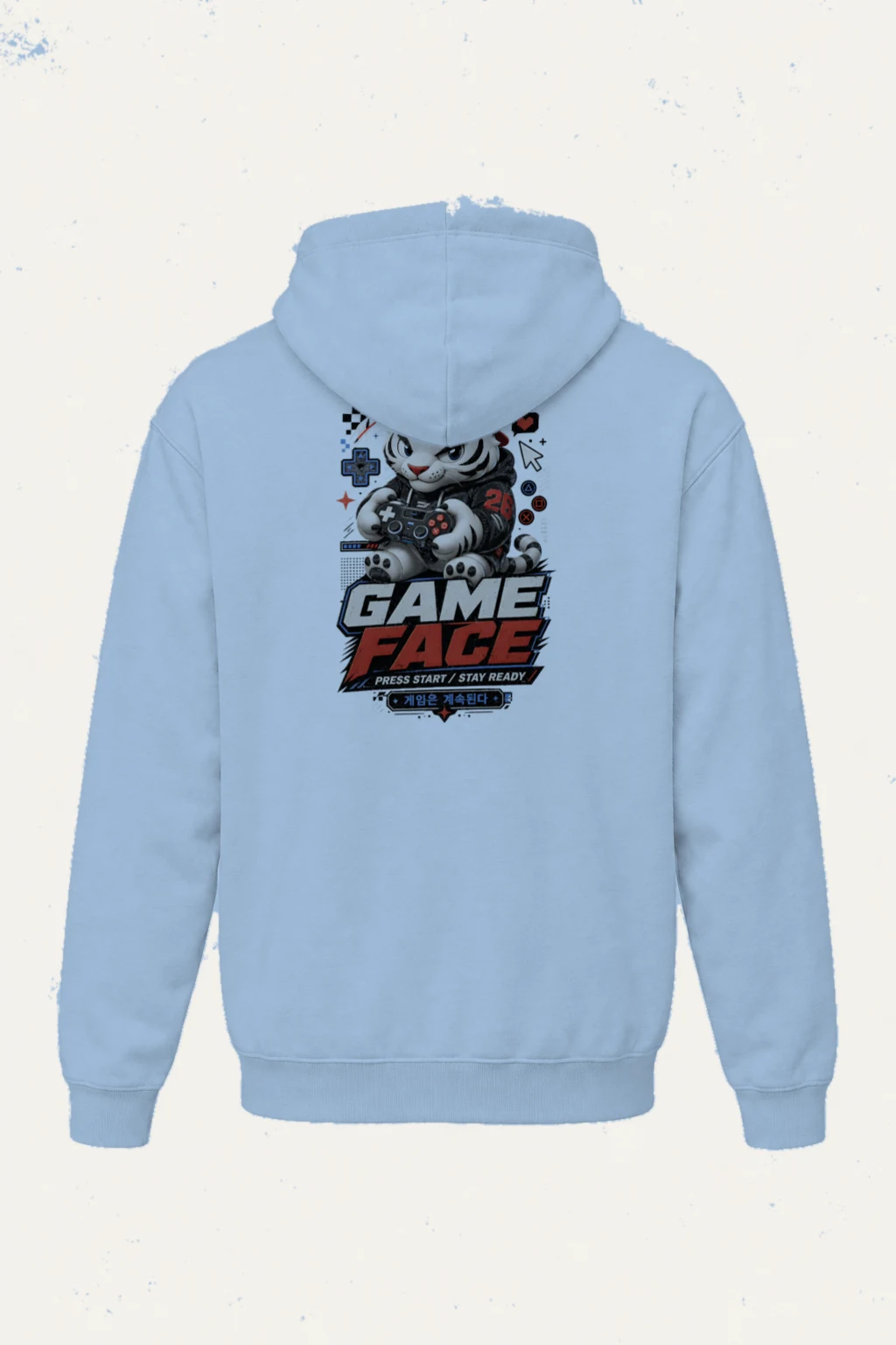"Game Face" Heavy Blend Unisex Pullover Hoodie | Gildan 18500