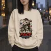 "Game Face" Unisex Sponge Fleece Crewneck Sweatshirt | Bella + Canvas 3901