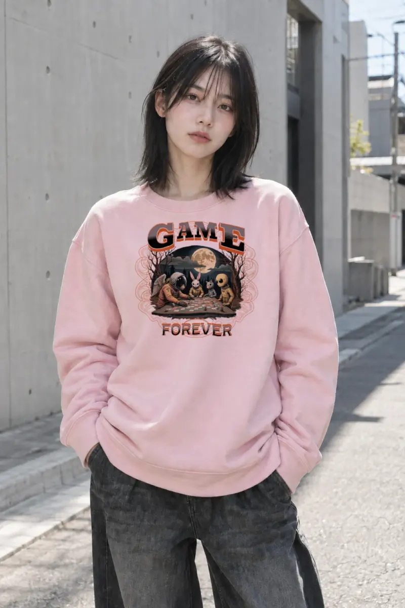 "Game Forever" Heavy Blend Unisex Crewneck Sweatshirt | Gildan 18000
