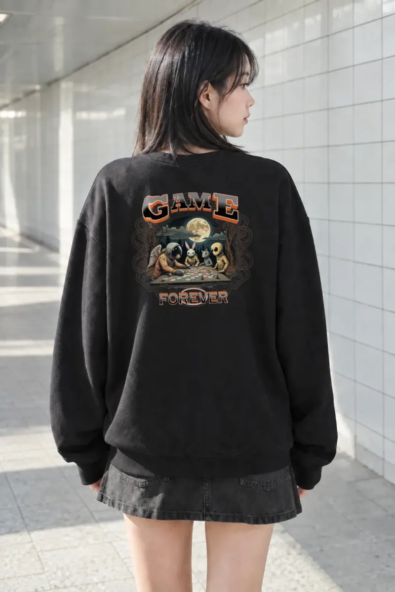 “Game Forever” Heavy Blend Unisex Crewneck Sweatshirt | Gildan 18000