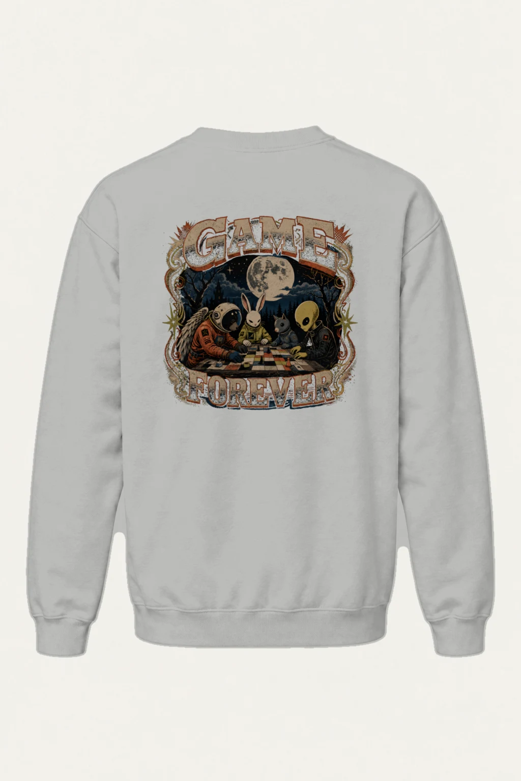 "Game Forever" Heavy Blend Unisex Crewneck Sweatshirt | Gildan 18000