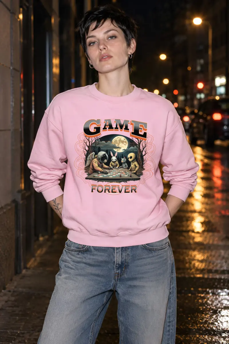 "Game Forever" Heavy Blend Unisex Crewneck Sweatshirt