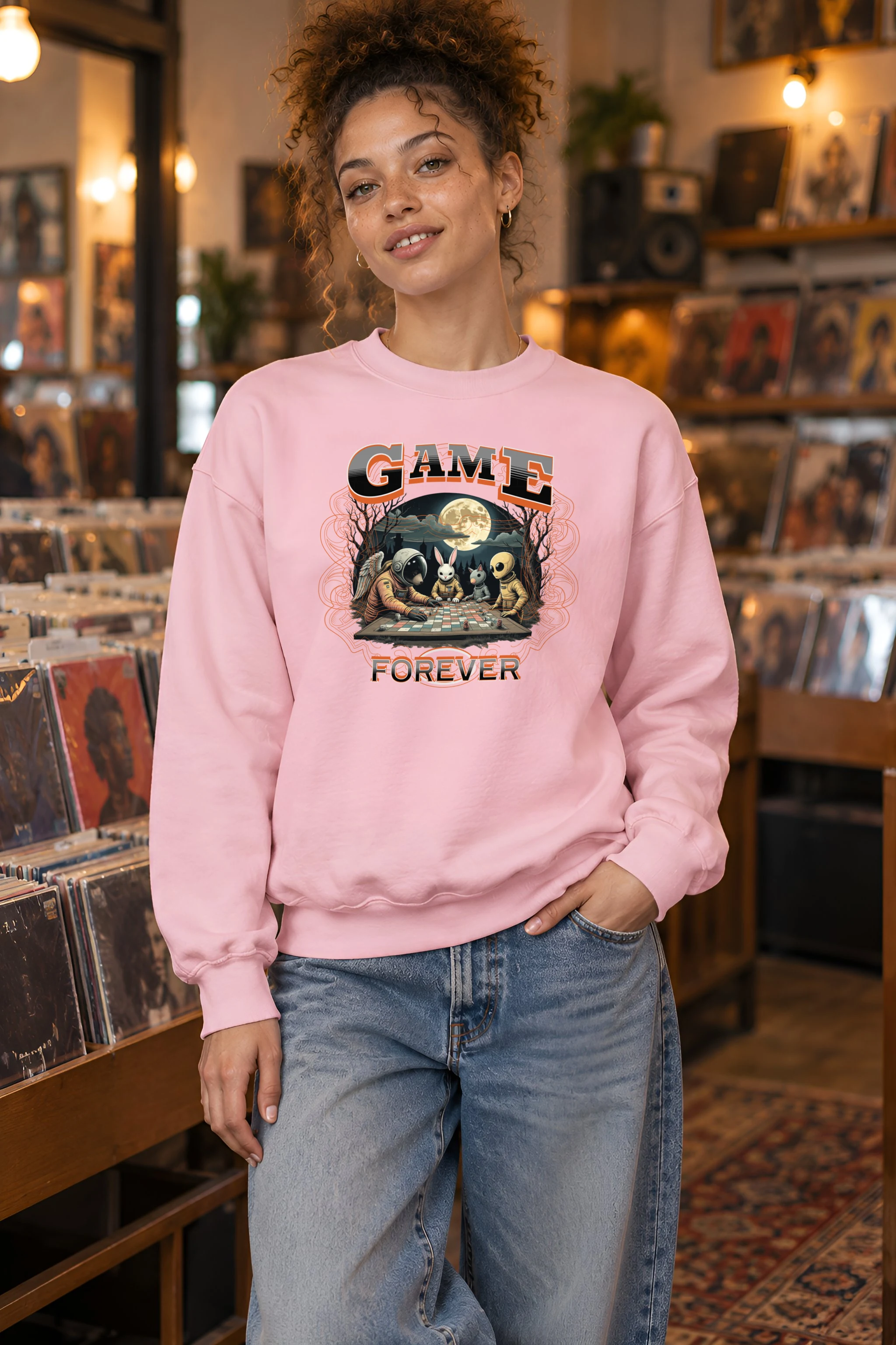"Game Forever" 1 Crewneck Sweatshirt