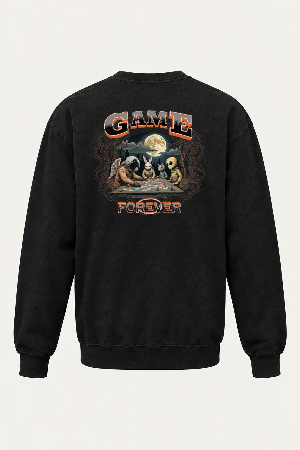 "Game Forever" Heavy Blend Unisex Crewneck Sweatshirt | Gildan 18000