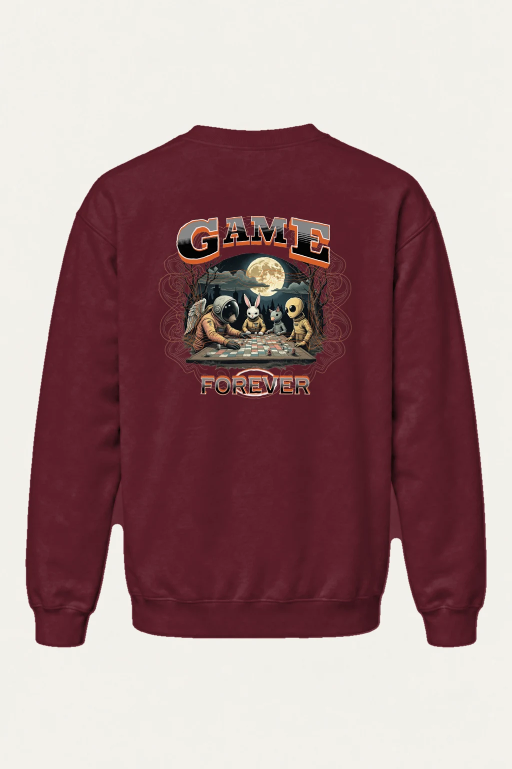 "Game Forever" Heavy Blend Unisex Crewneck Sweatshirt | Gildan 18000
