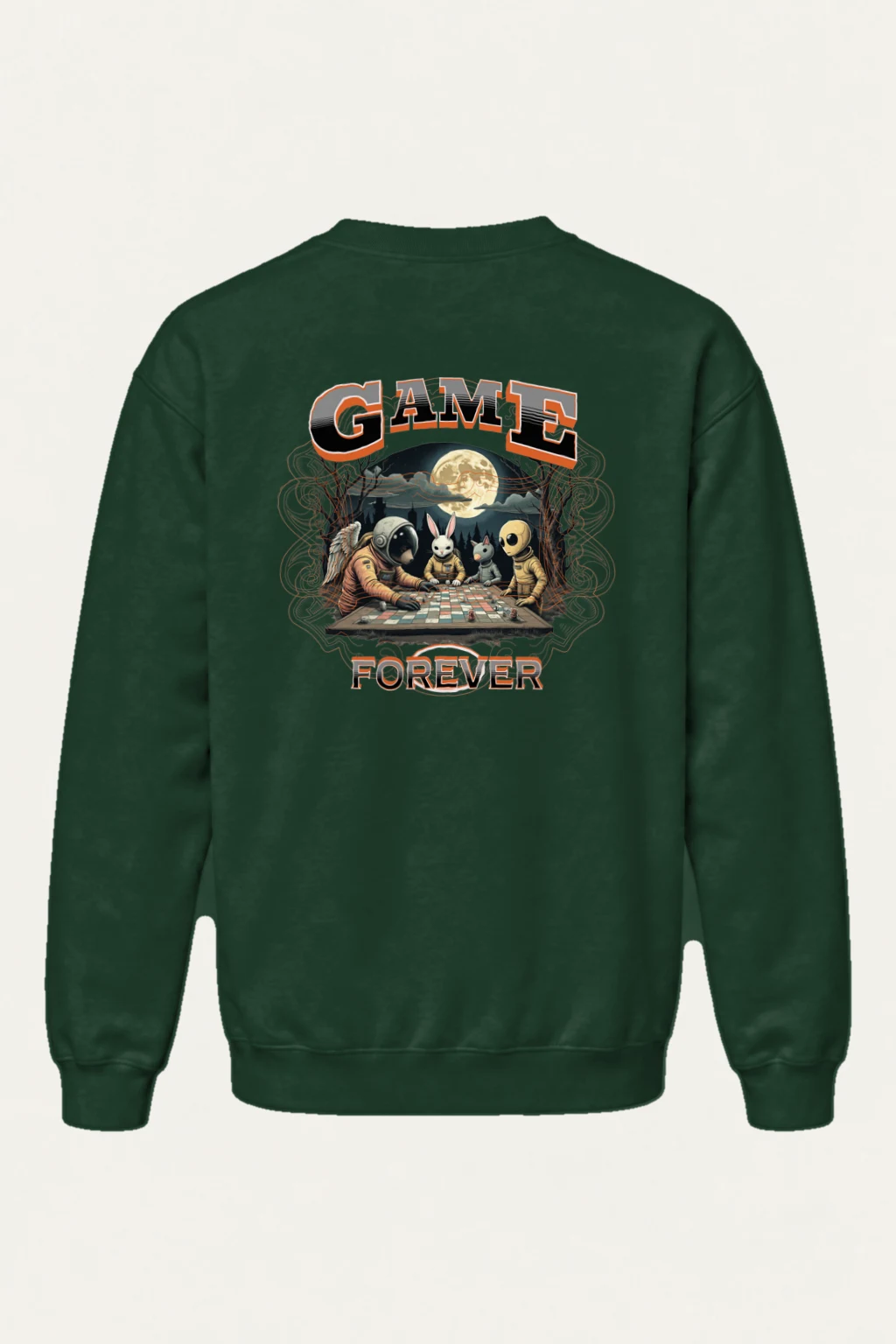 "Game Forever" Heavy Blend Unisex Crewneck Sweatshirt | Gildan 18000