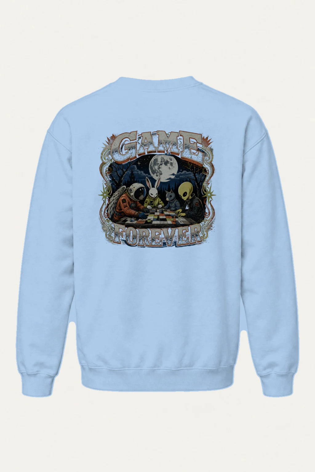 "Game Forever" Heavy Blend Unisex Crewneck Sweatshirt | Gildan 18000