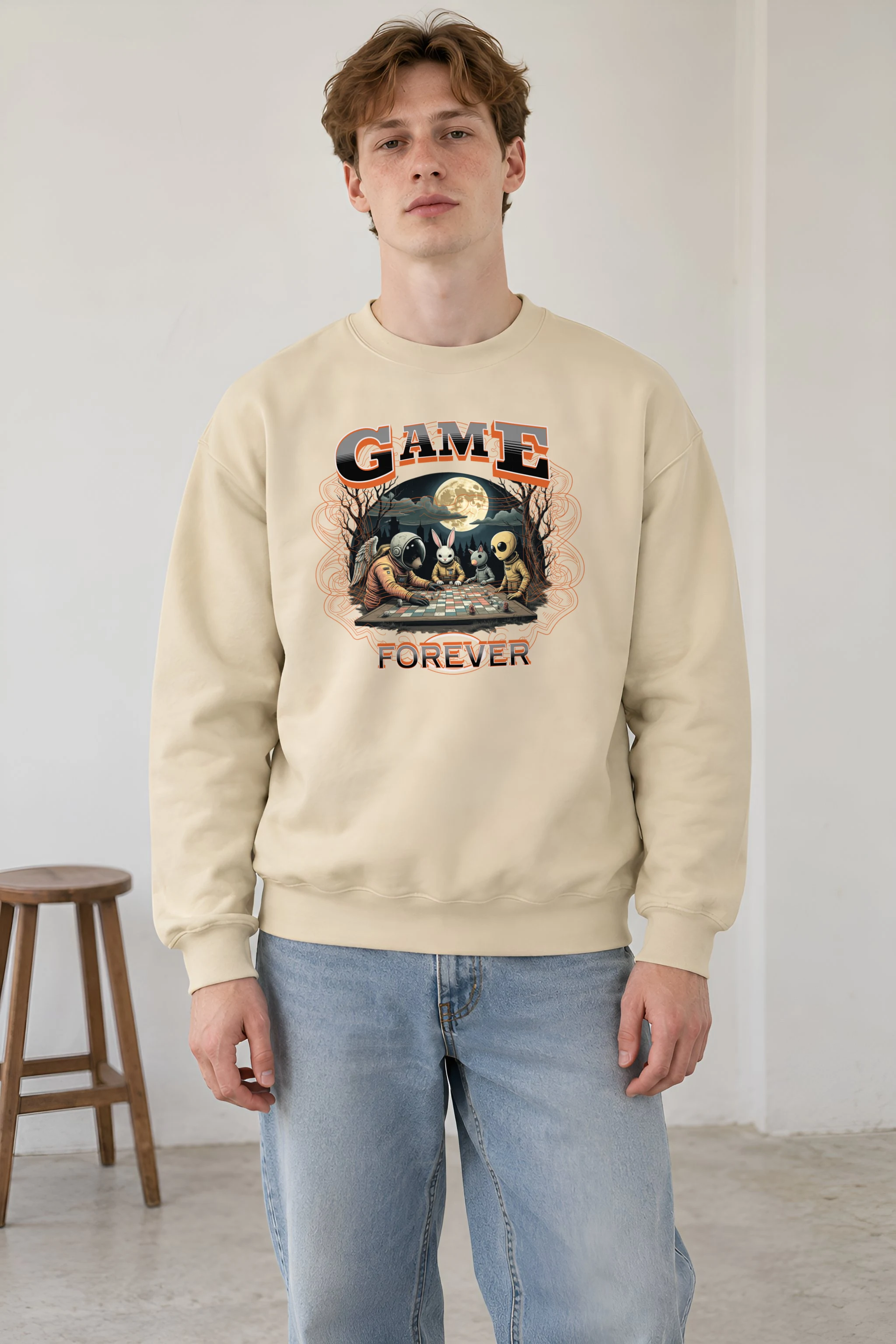 "Game Forever" 1 Crewneck Sweatshirt