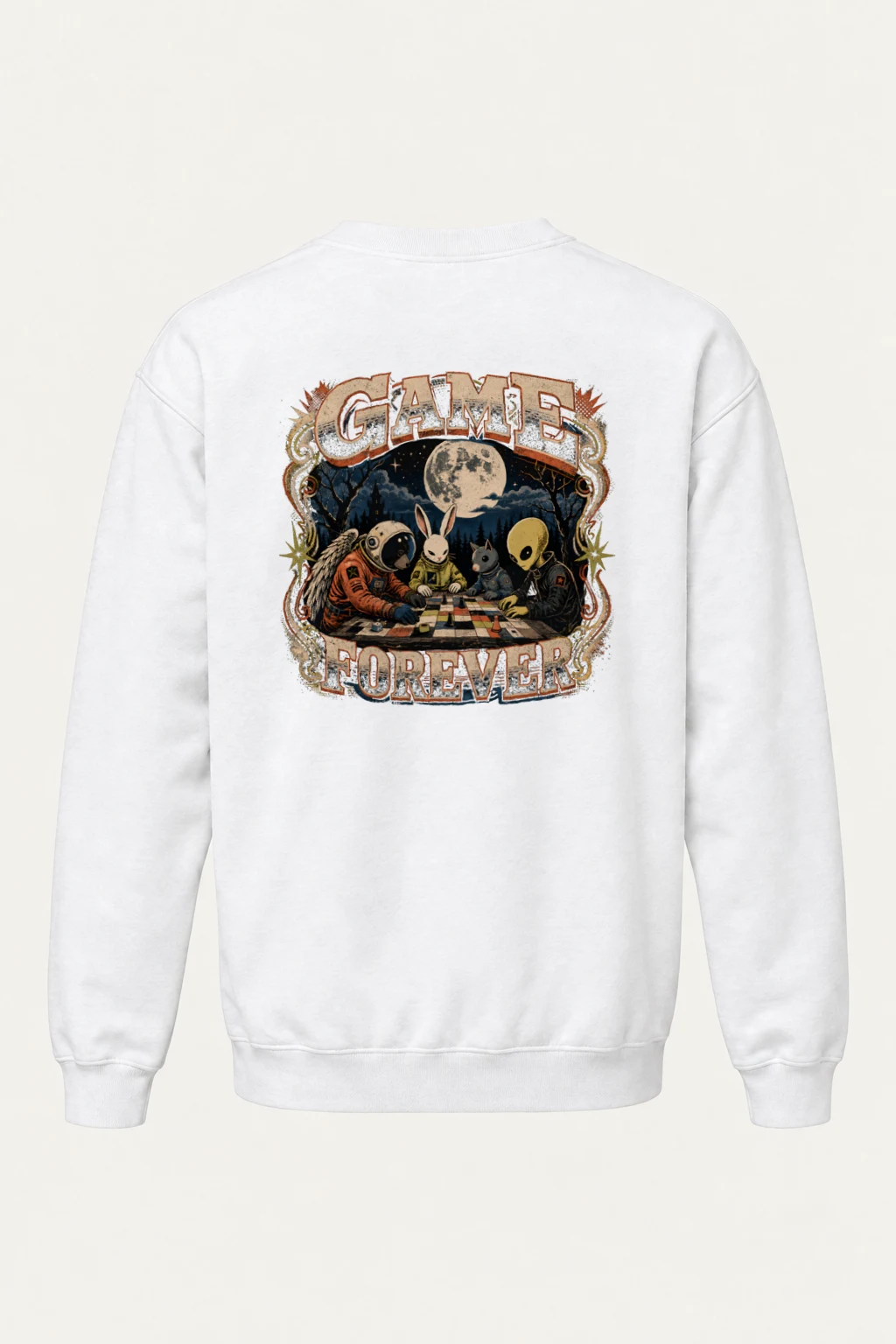 "Game Forever" Heavy Blend Unisex Crewneck Sweatshirt | Gildan 18000