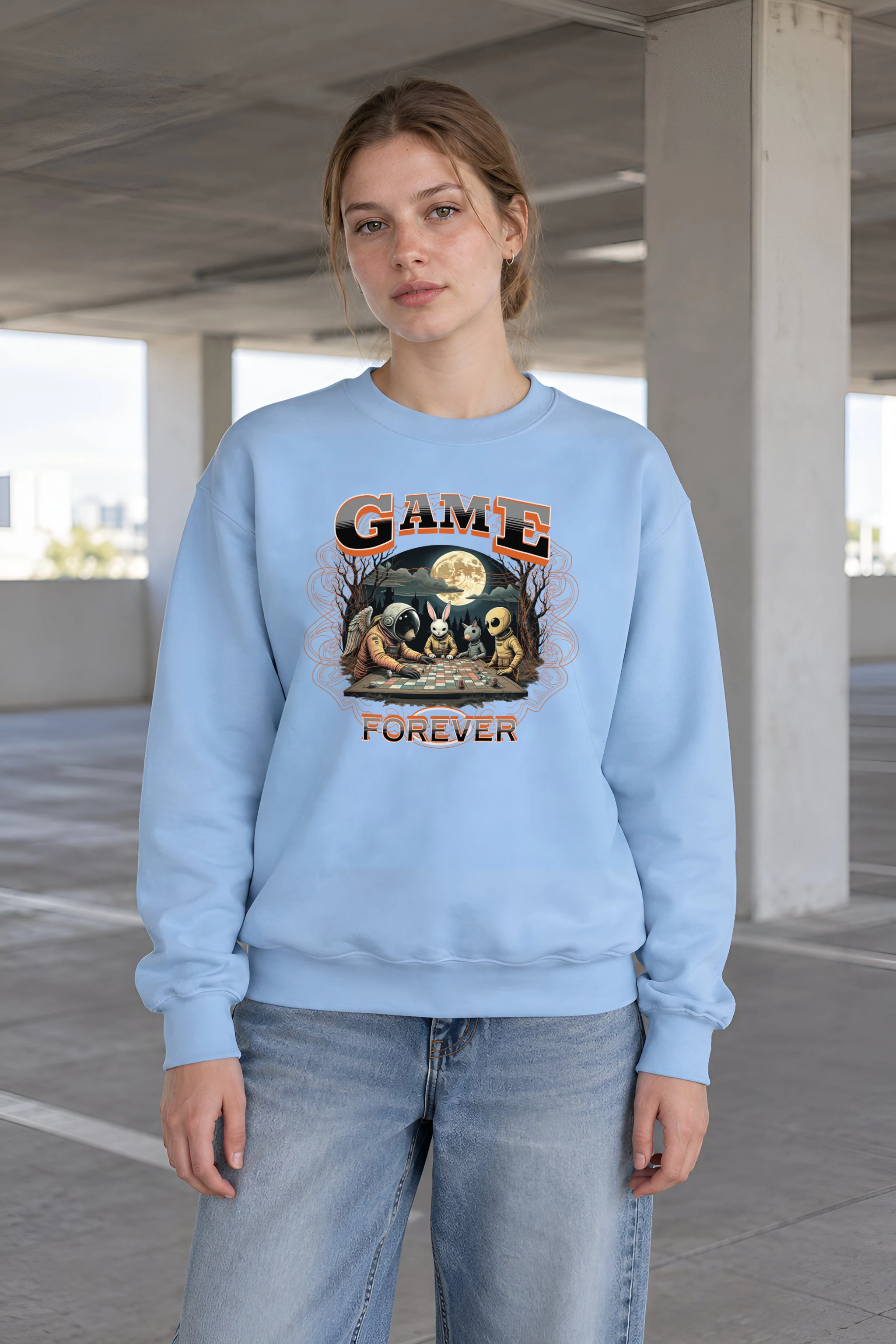 "Game Forever" 1 Crewneck Sweatshirt