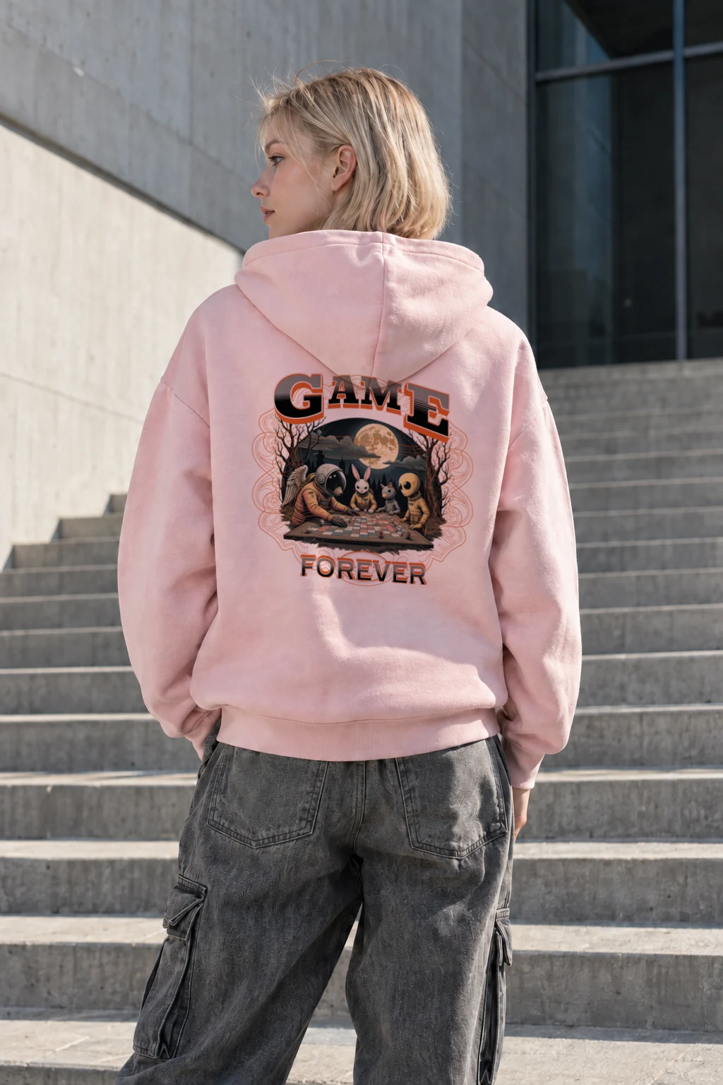 "Game Forever" Heavy Blend Unisex Pullover Hoodie | Gildan 18500
