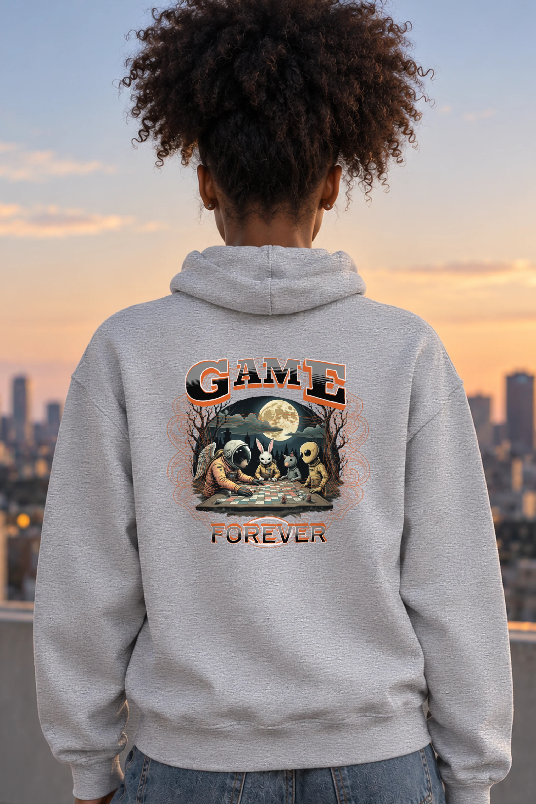 "Game Forever" 1 Pullover Hoodie