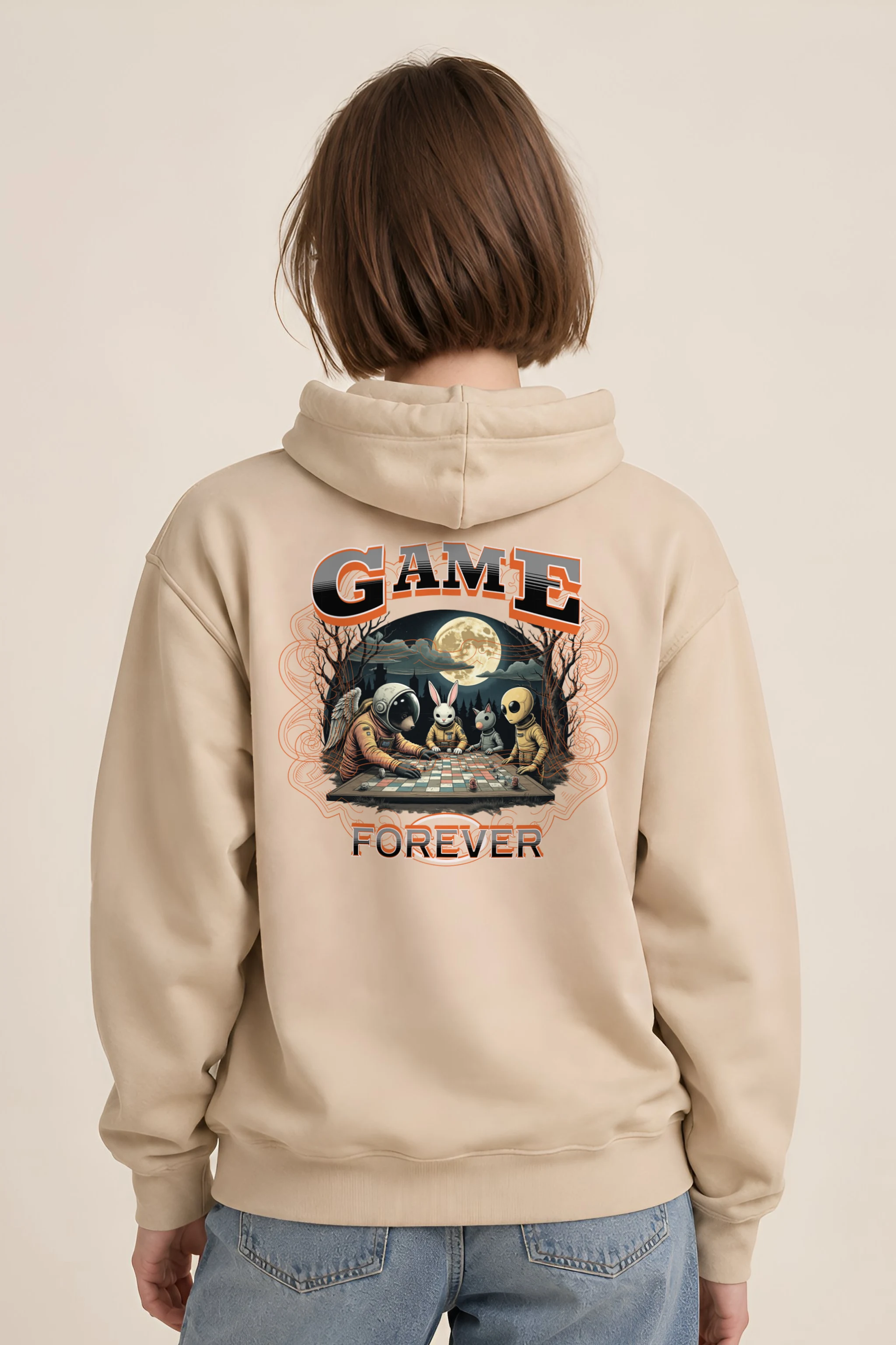 "Game Forever" 1 Pullover Hoodie