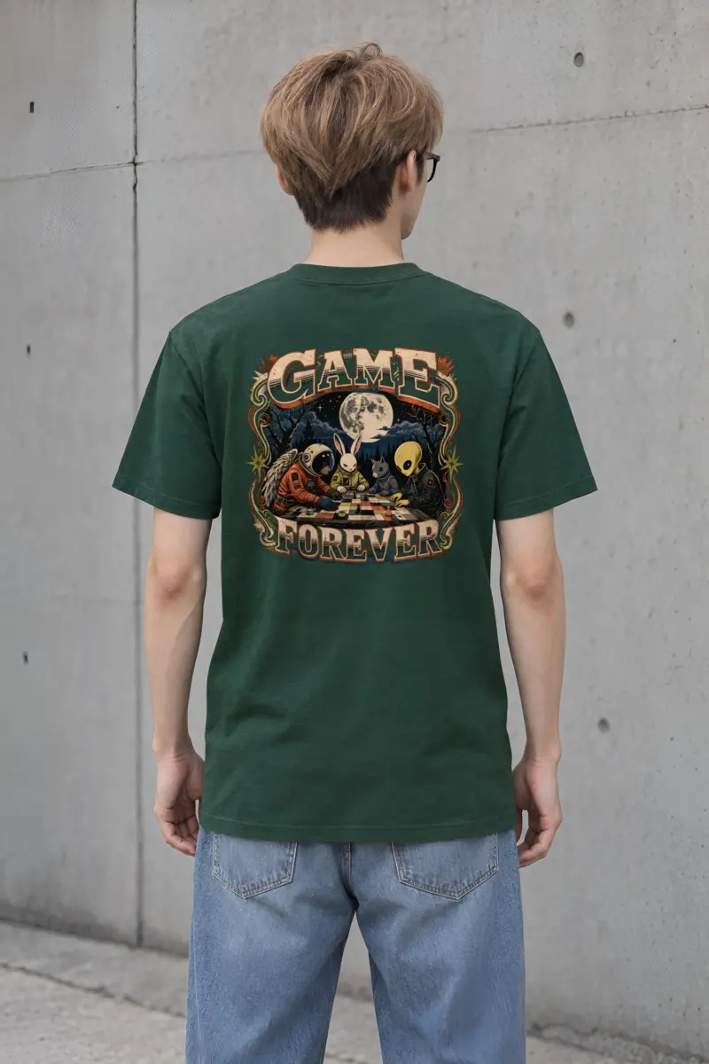 "Game Forever" Heavyweight Unisex Crewneck T-shirt