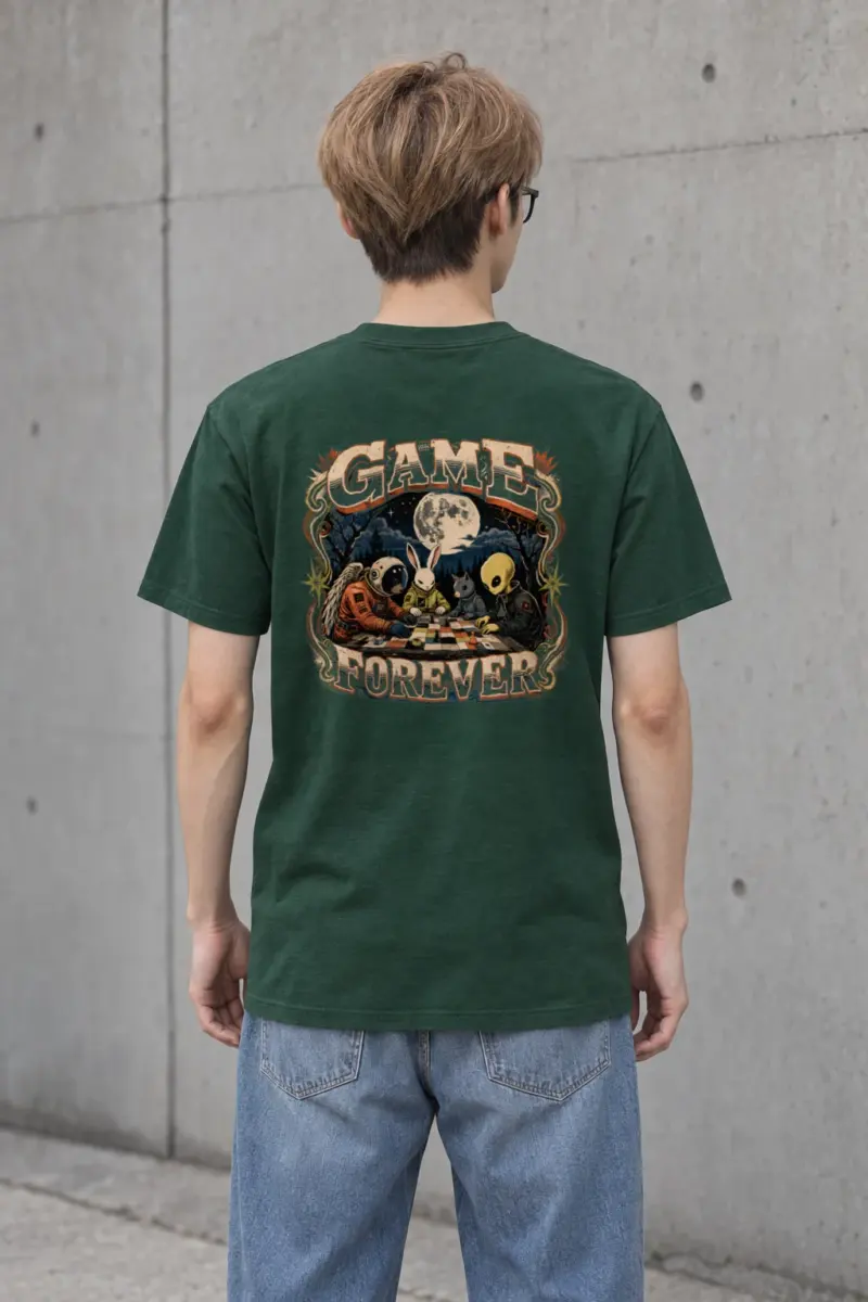 "Game Forever" Heavyweight Unisex Crewneck T-shirt