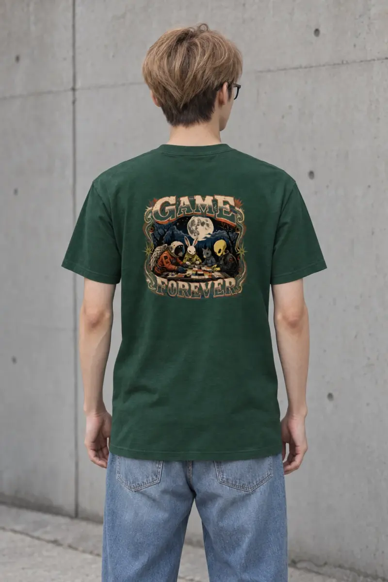"Game Forever" Heavyweight Unisex Crewneck T-shirt