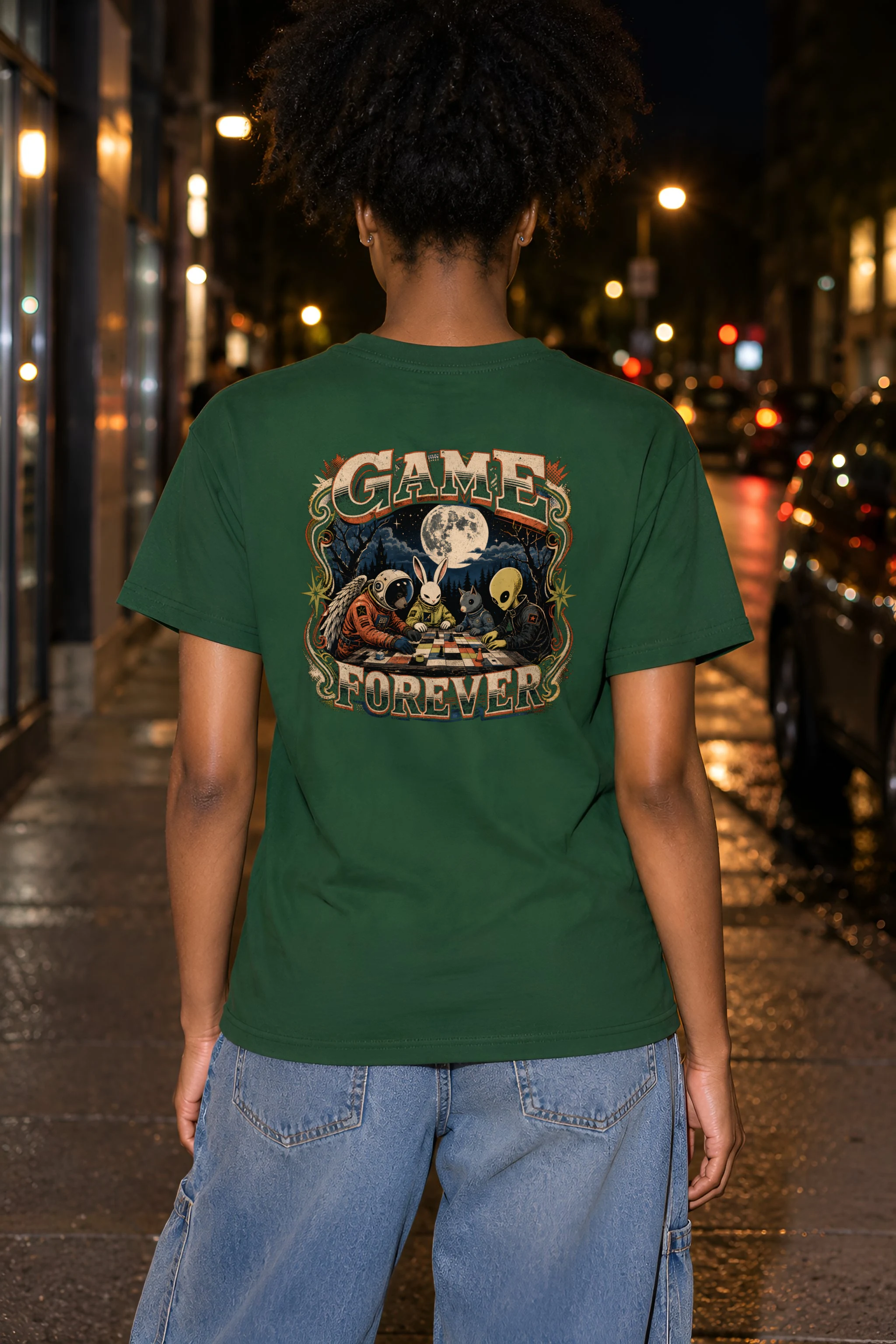 "Game Forever" Heavyweight Unisex Crewneck T-shirt