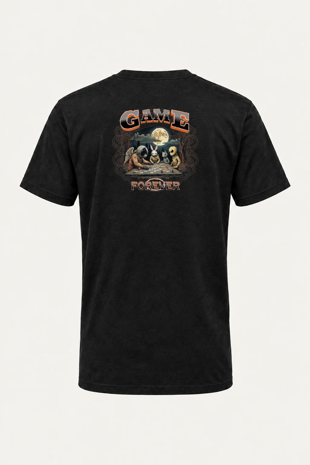 "Game Forever" Heavyweight Unisex Crewneck T-shirt | Gildan 5000