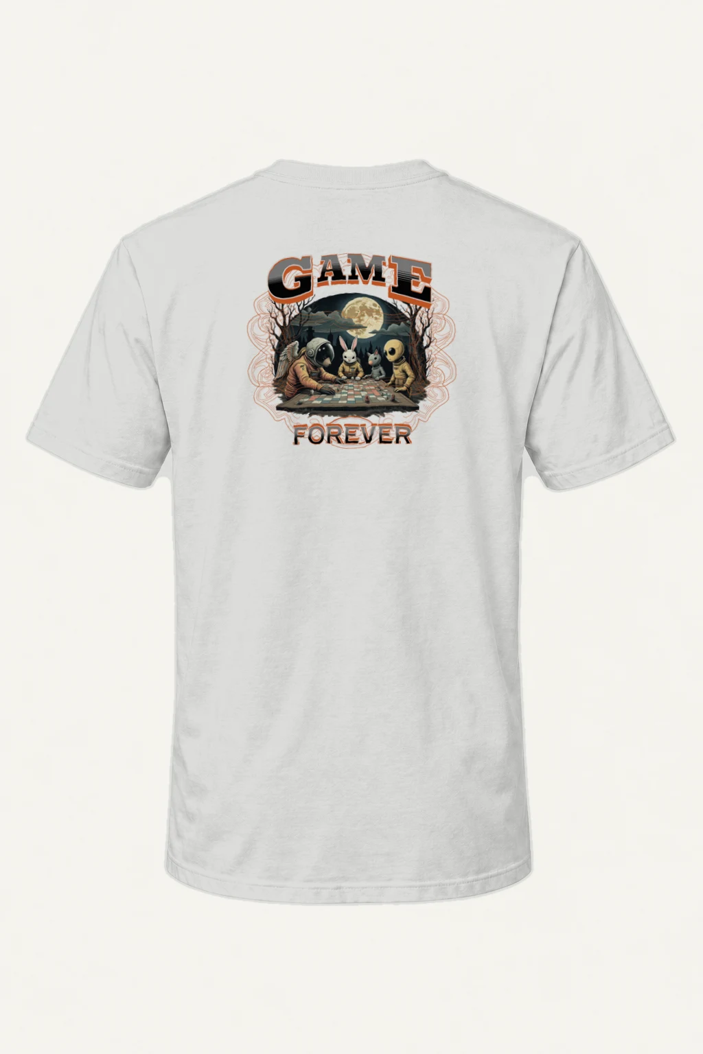 "Game Forever" Heavyweight Unisex Crewneck T-shirt | Gildan 5000