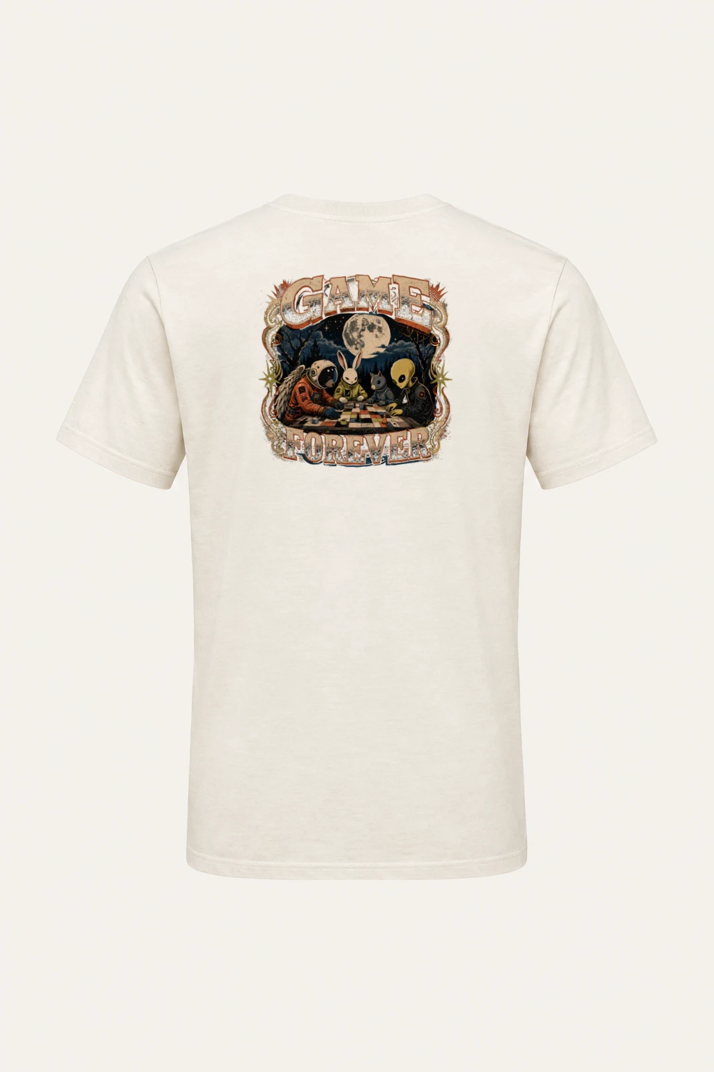 "Game Forever" Heavyweight Unisex Crewneck T-shirt | Gildan 5000
