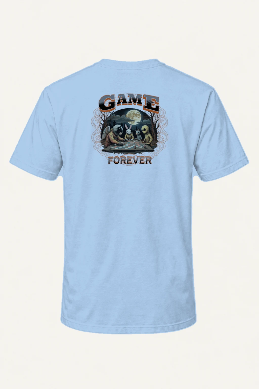 "Game Forever" Heavyweight Unisex Crewneck T-shirt | Gildan 5000