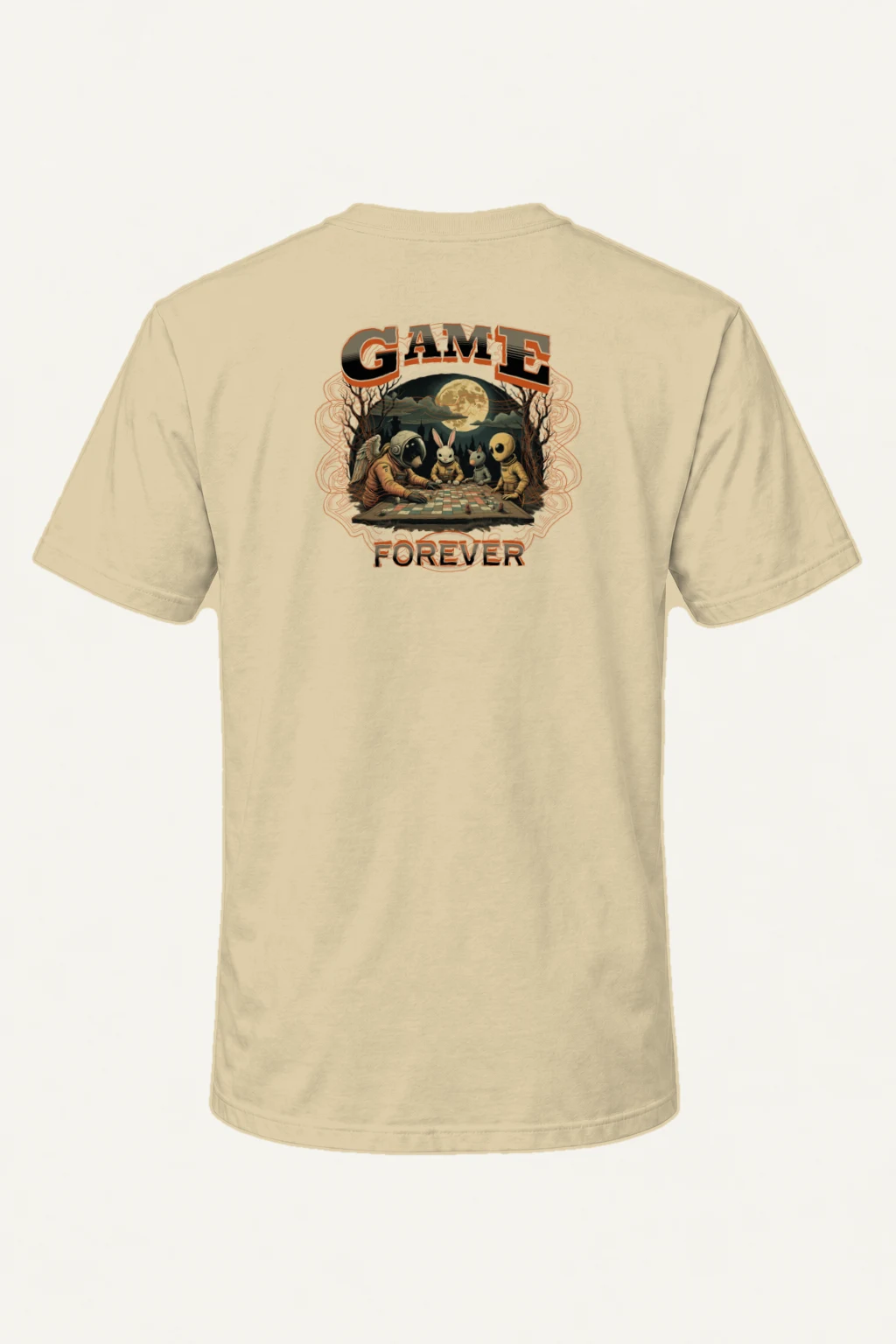 "Game Forever" Heavyweight Unisex Crewneck T-shirt | Gildan 5000