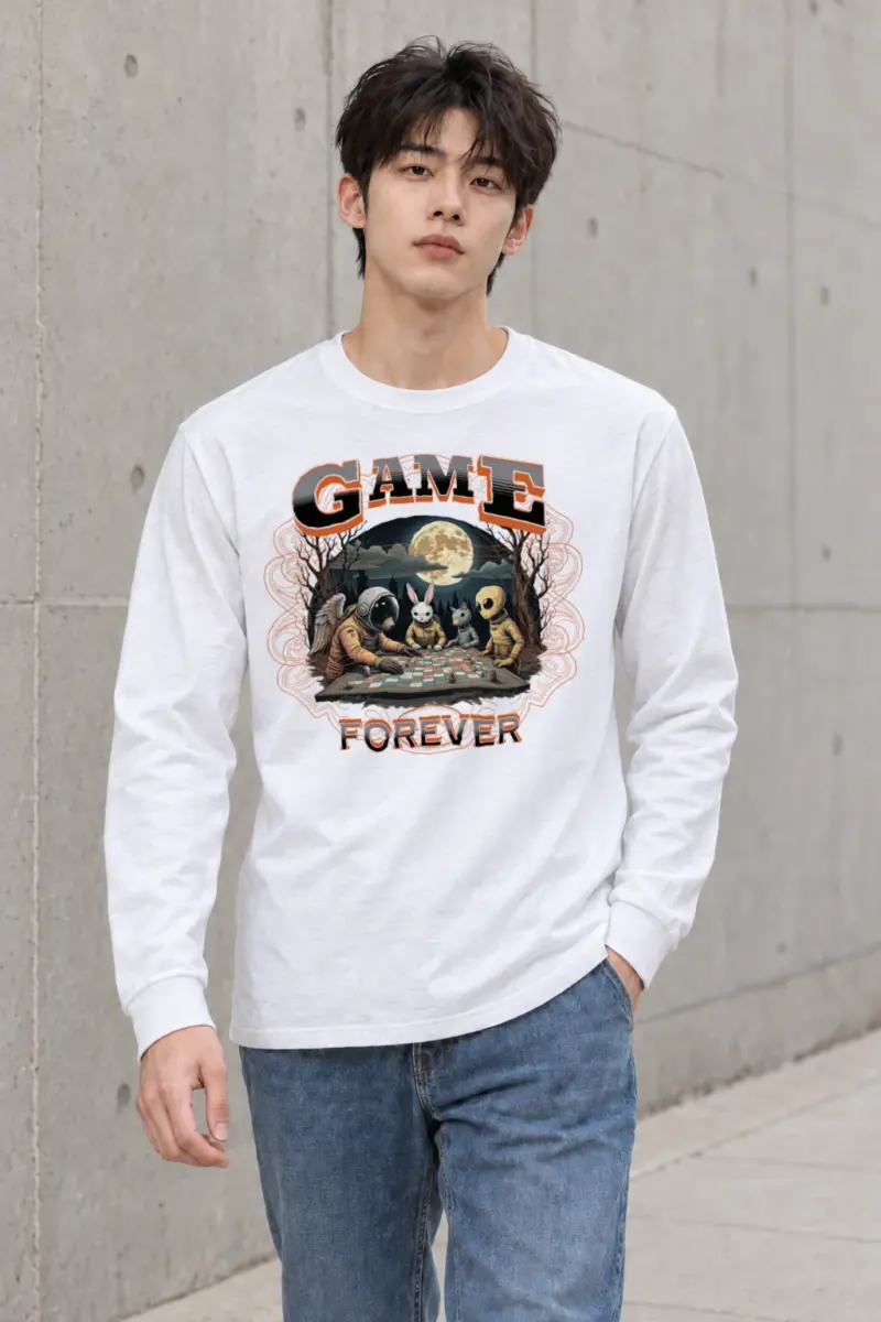 "Game Forever" Unisex Longsleeve T-shirt