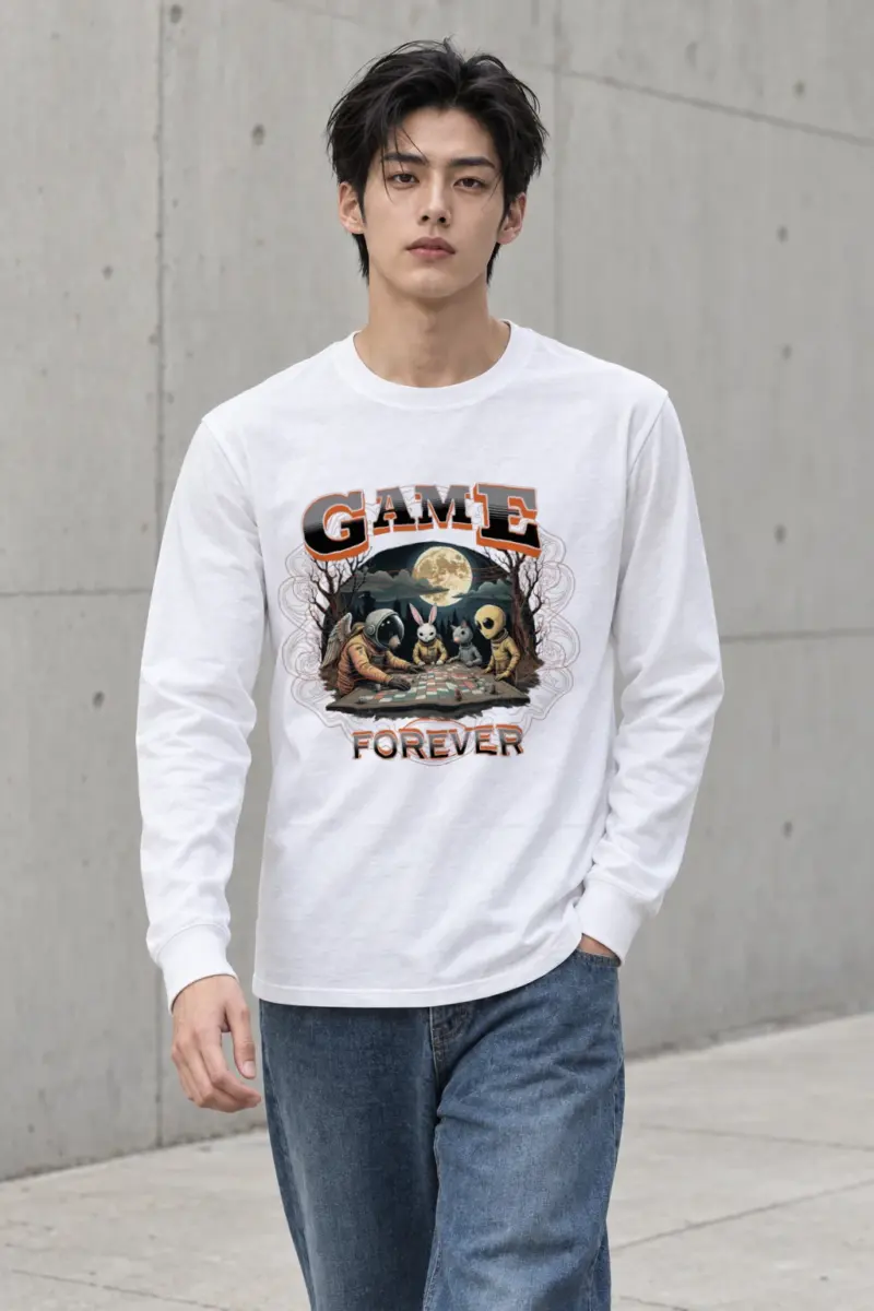 "Game Forever" Unisex Longsleeve T-shirt