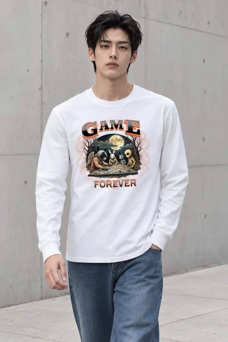 "Game Forever" Unisex Longsleeve T-shirt