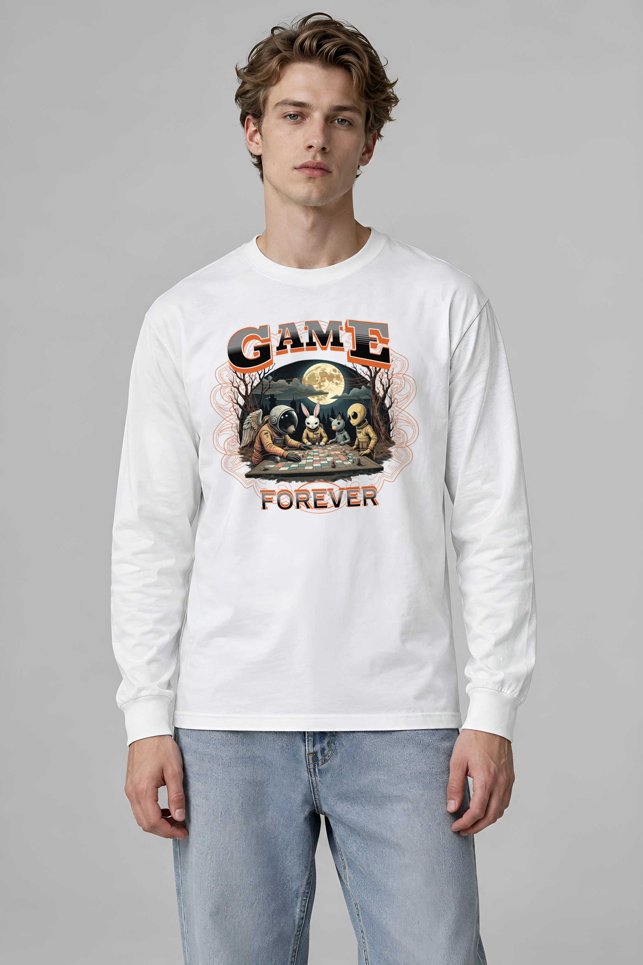 "Game Forever" Unisex Longsleeve T-shirt