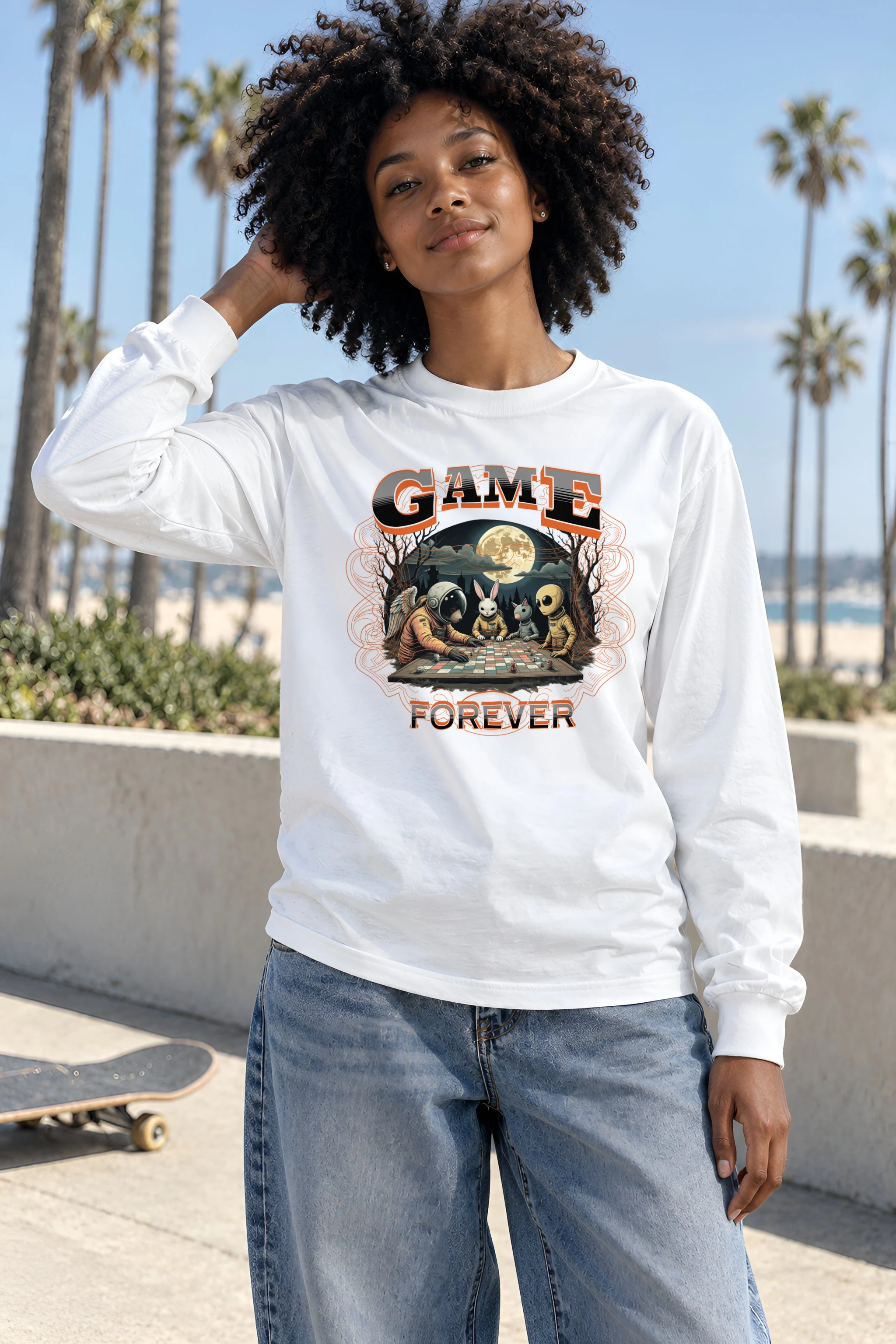 "Game Forever" Unisex Longsleeve T-shirt