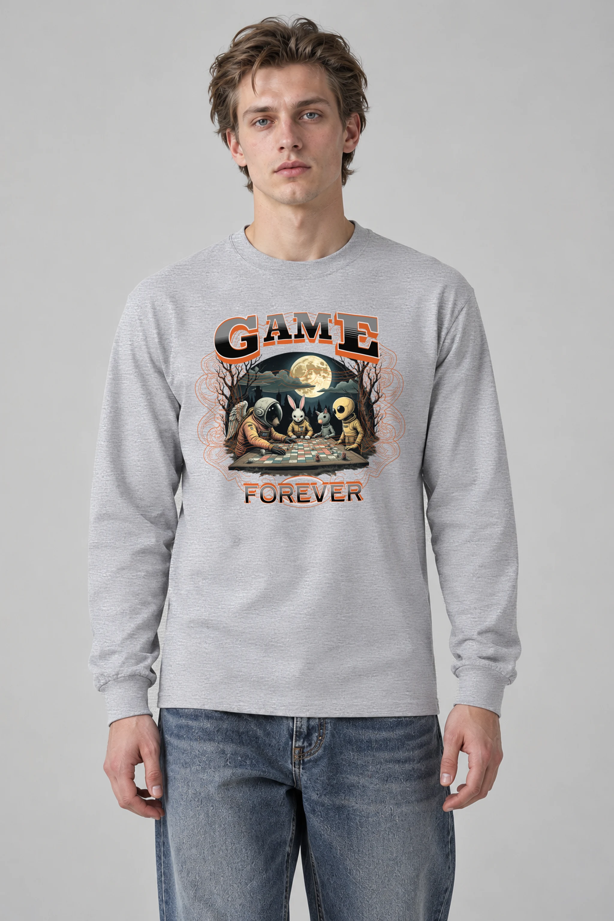 "Game Forever" Unisex Longsleeve T-shirt