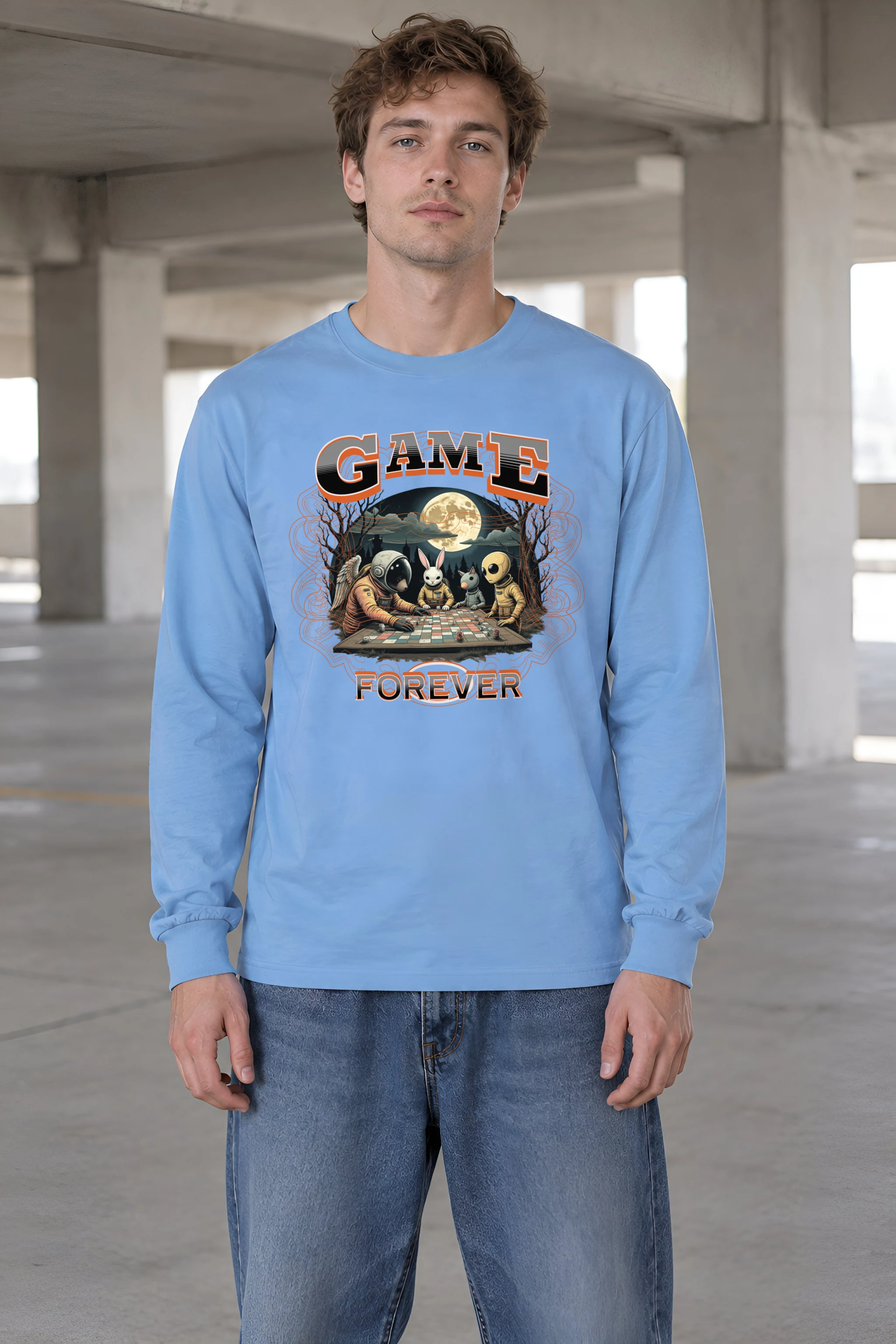"Game Forever" Unisex Longsleeve T-shirt